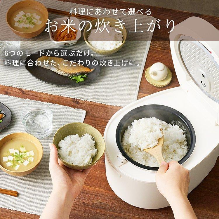 IRIS OHYAMA（アイリスオーヤマ） 炊飯器 3合 炊飯ジャー 低温調理 