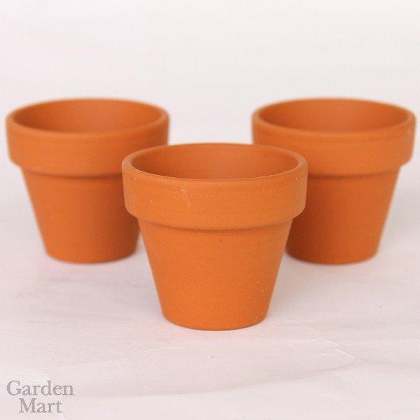 植木鉢 テラコッタ スタンダードポット 直径5.7cm(内径5cm)サイズ