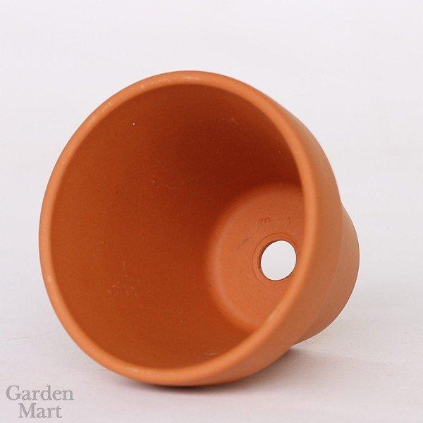 植木鉢 テラコッタ スタンダードポット 直径7cm(内径6.3cm)サイズ