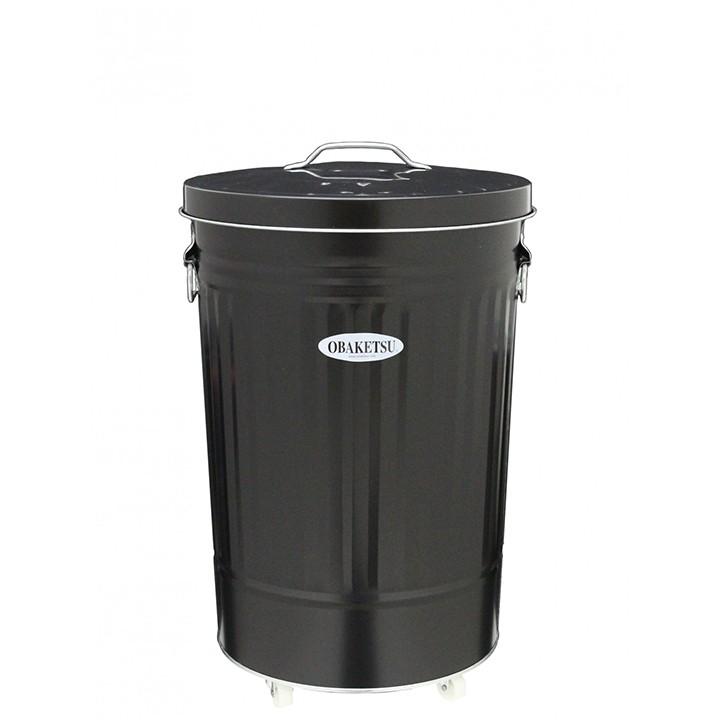 OBAKETSU オバケツ キャスター付き 42L ブラック : ガーデン