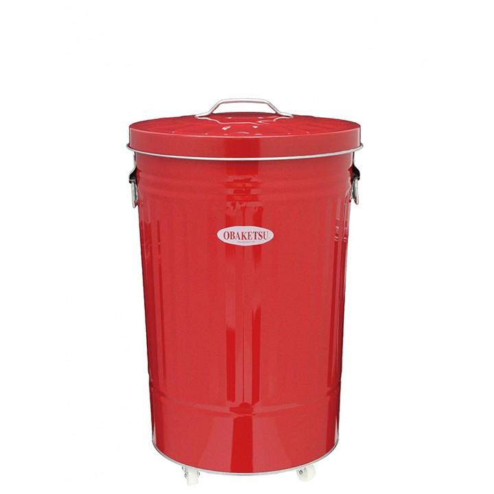 OBAKETSU オバケツ キャスター付き 42L レッド : ガーデンマート Yahoo