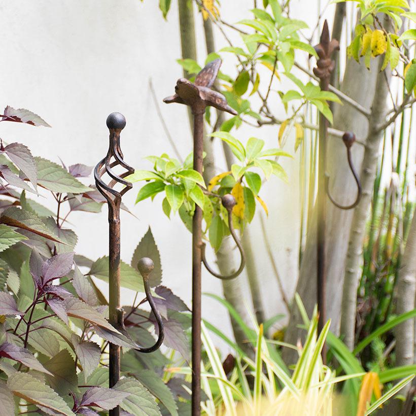 アイアン　ホースホルダー アイアンホースホルダーS 高さ70cm : ガーデンマート Yahoo!店