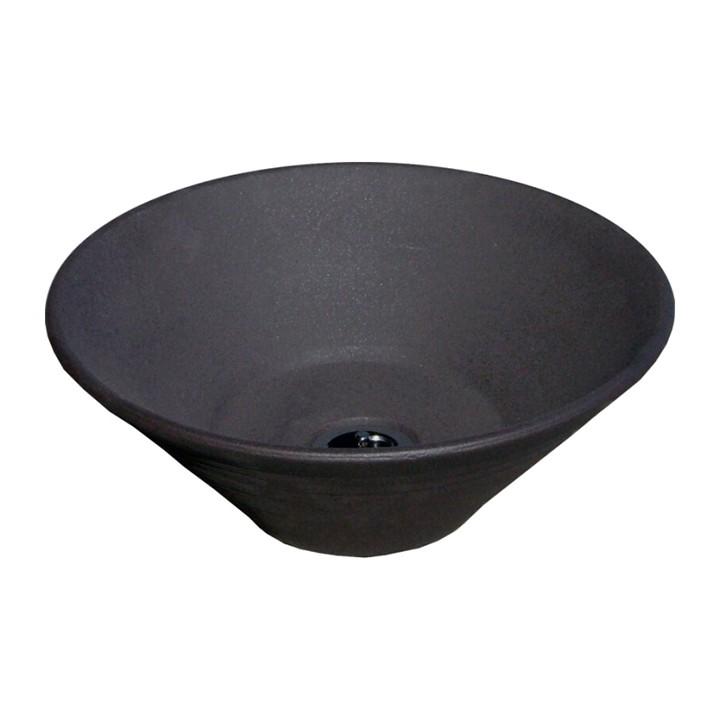 手洗い鉢 陶器の水鉢 IBUSHI黒釉（メーカー取り寄せ品）
