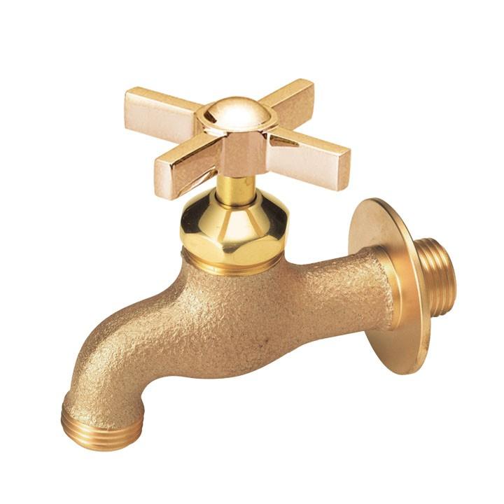 Nシリーズ蛇口 ウェッジクロス 真鍮「N201」-nikko ニッコー