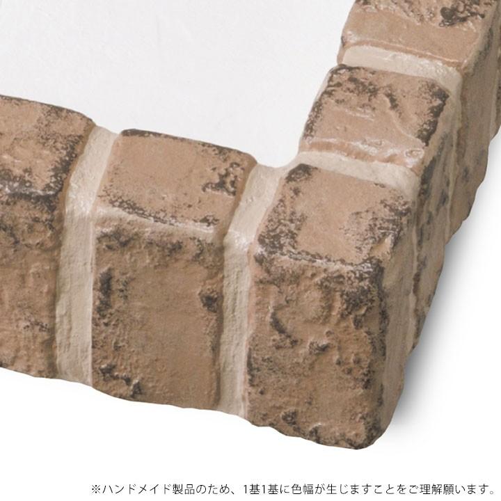 水受け レトロブリックパン ミニタイプ カラー：ショコラブラウン（CBR）「OPB-PR」-nikko ニッコーエクステリア-（メーカー直送・代金引換不可）_1