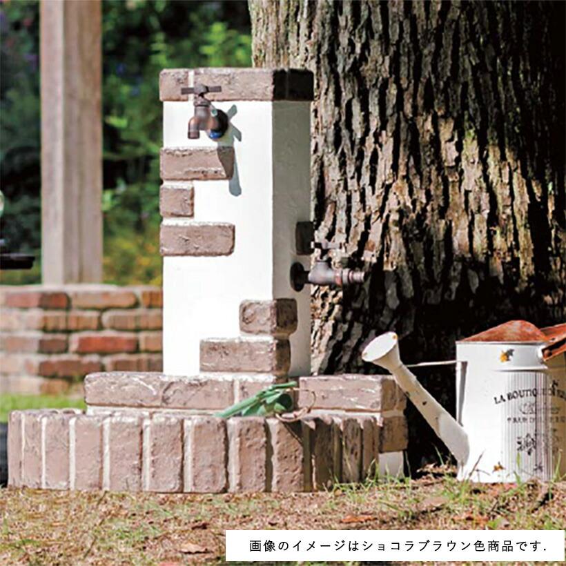 立水栓ユニット レトロブリックタイプ 立水栓ユニット レトロブリックタイプ ミスティレッド -nikko ニッコー