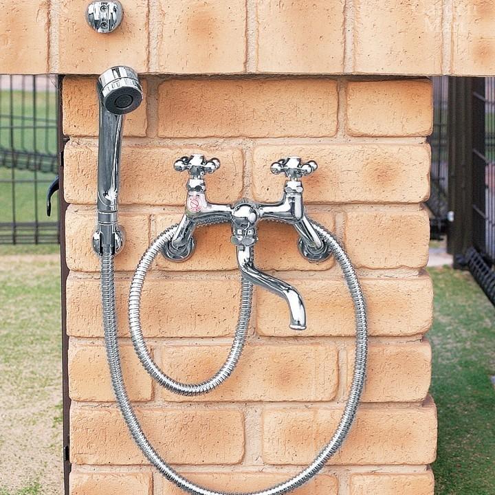 絶妙 シャワーヘッド付 水栓金具 混合水栓用 カランパイプあり オプションパーツ Pf S4 M ニッコーエクステリア メーカー直送 代金引換不可 激安特価 Mercurytechnologies Mn Com