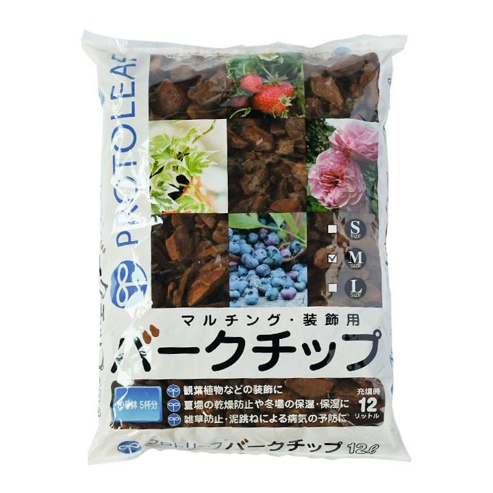 プロトリーフ バークチップ Mサイズ 12リットル pl045137ガーデンマート Yahoo!店 通販