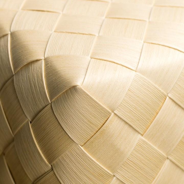 Timb. レクタングル M-L ナチュラル 5点 まるで天然素材 洗える収納バスケット Timb. レクタングル M-L