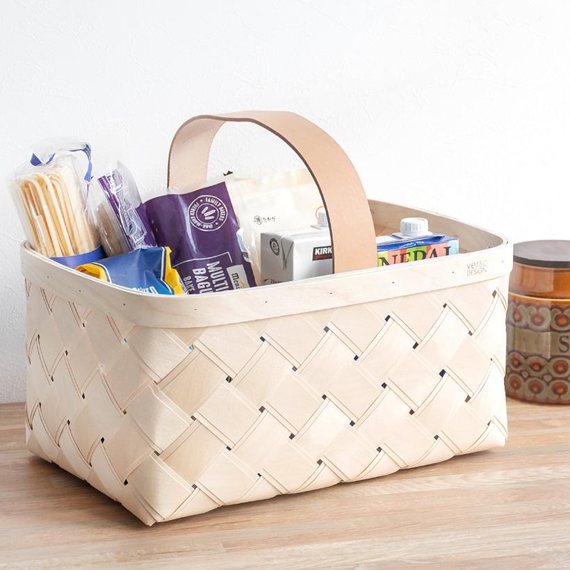 Verso Design ヴェルソデザイン スクエアバスケット　Mサイズ ラストゥ バスケット（ベルソデザイン／verso design） フリーデザイン