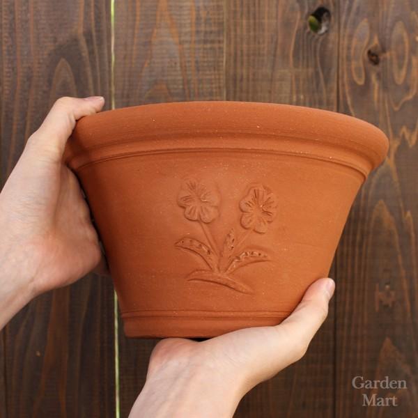 【ウィッチフォード】*植木鉢*ビオラポット*ブラッシュ*9.5号相当 英国 Whichford ウィッチフォード シェル ポット 直径29センチ