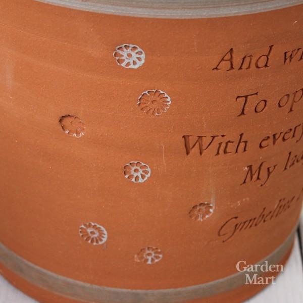 ウィッチフォード 植木鉢 シェイクスピアシリーズ シンベリン 直径31cmサイズ Whichford Pottery ウィッチフォード シェイクスピアシリーズ シンベリン Whichford Pottery 約6