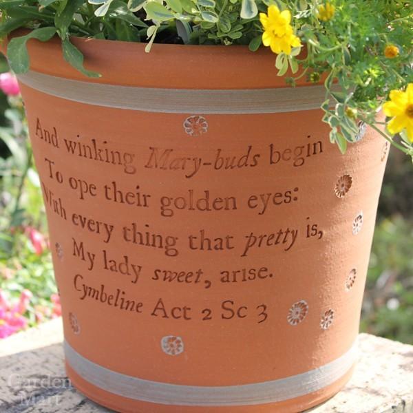 ウィッチフォード 植木鉢 シェイクスピアシリーズ シンベリン 直径31cmサイズ Whichford Pottery ウィッチフォード シェイクスピアシリーズ シンベリン Whichford Pottery 約6