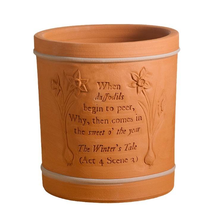 ウィッチフォード 植木鉢 シェイクスピアシリーズ ウィンターズ テイル 「冬物語」 直径28cmサイズ Whichford Pottery の商品画像