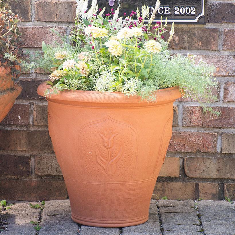 ウィッチフォード 植木鉢 堂々としたチューリップポット M 直径41cmサイズ Whichford Potteryの画像