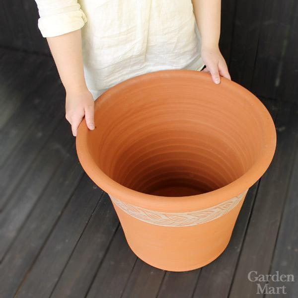 ウィッチフォード 植木鉢 オリーブ リーフ ポット 直径48cmサイズ Whichford Pottery_1