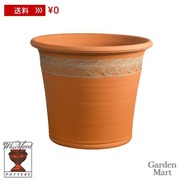 園芸用品 ウィッチフォード 植木鉢 オリーブ リーフ ポット 直径32cm