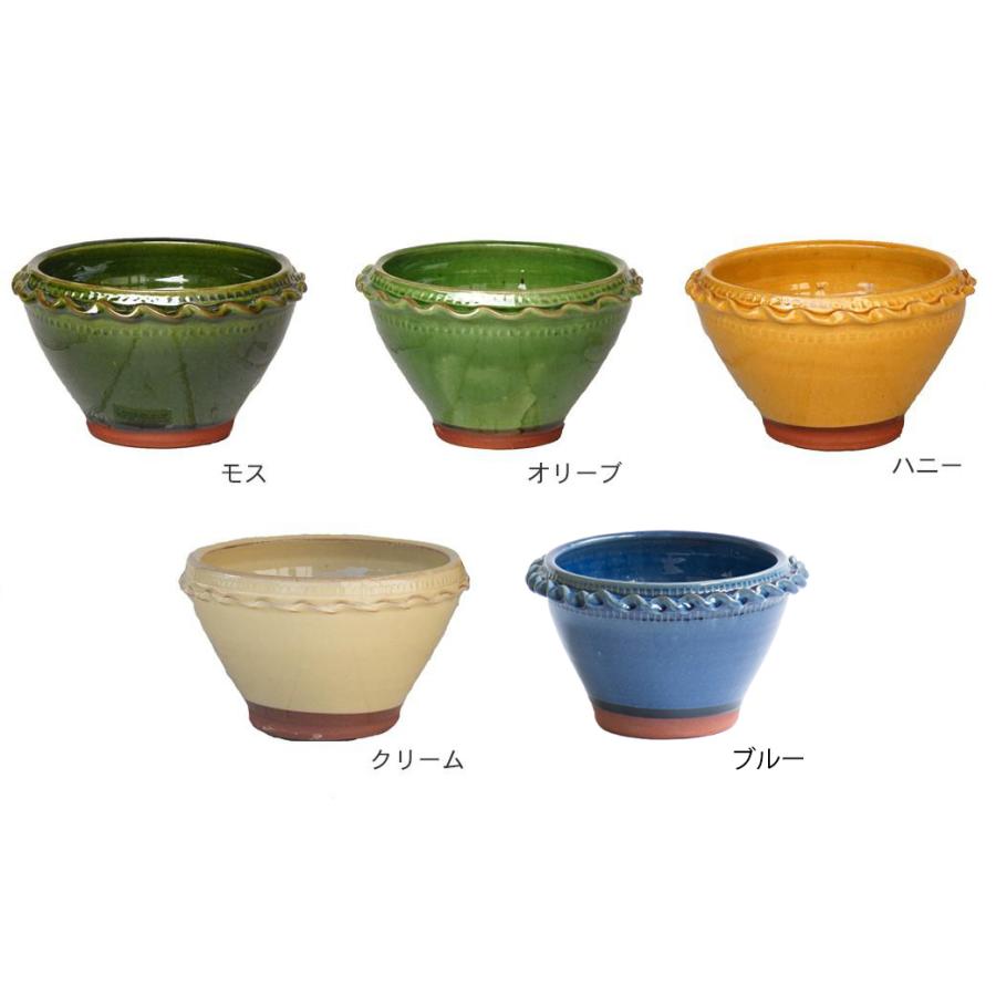 プレゼント応募対象】 ウィッチフォード 植木鉢 グレイズド ローズ