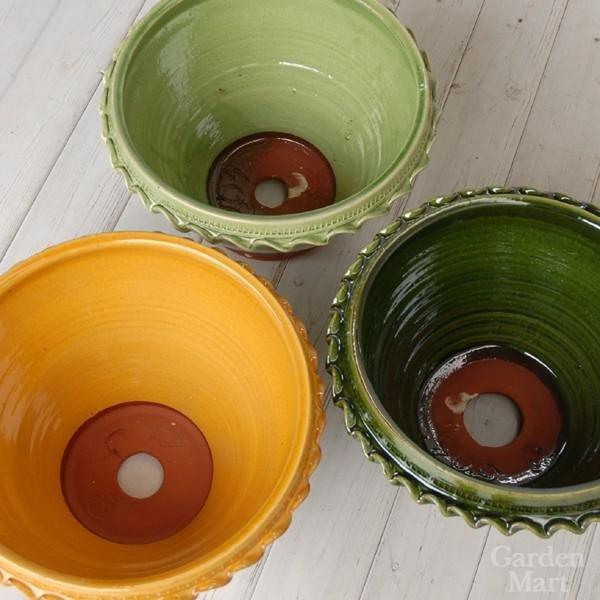 ウィッチフォード 植木鉢 グレイズドローズボウル 直径30cmサイズ