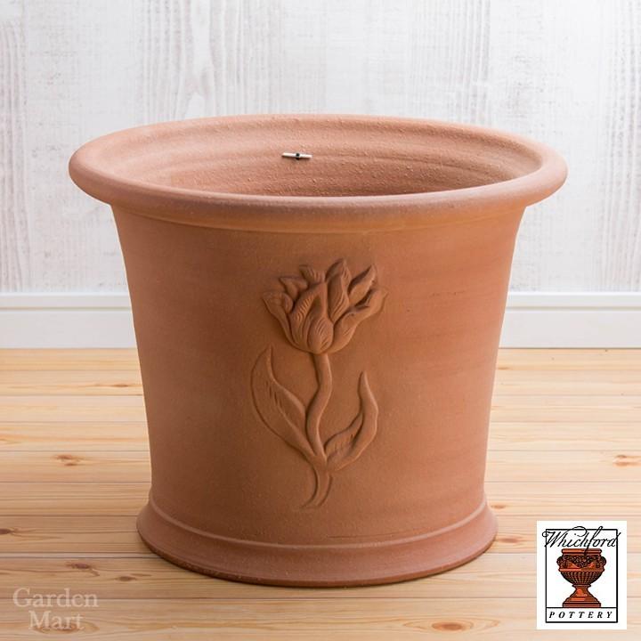 ウィッチフォード 植木鉢 ミスト チューリップポット 直径35cmサイズ Whichford Potteryの画像
