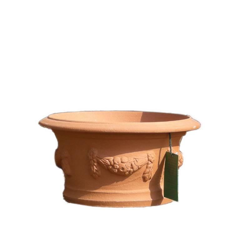 ウィッチフォード 植木鉢 イタリアネイト ハーフポット 直径25cmサイズ Whichford Pottery