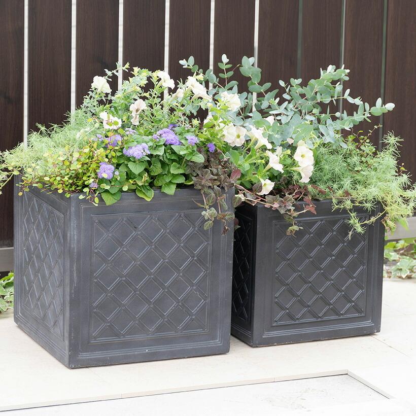 植木鉢 WINDSOR SQUARE ウィンザープランター 32cm角 WOODLODGE 植木鉢 WINDSOR SQUARE ウィンザープランター 32cm角 WOODLODGE