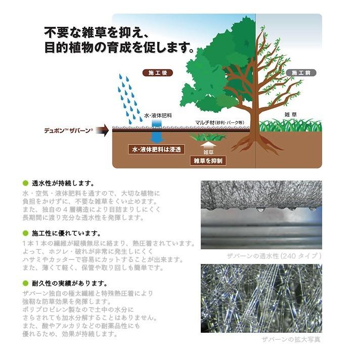 デュポン ブランテックス防草シート ブラウン 2mX30m 1本 + 杭