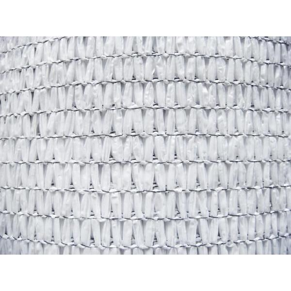 【美品】遮光ネット白 70％ 幅6.4m×長さ20m ハトメ2m間隔 遮光ネット 明るい ホワイト 遮光率70％ 2m×4m 56653 / 農業 日よけ