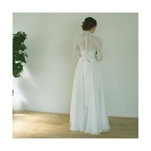 ウェディングドレスボレロ ハイネック後ボタン長袖ウェディングボレロ キャサリン 結婚式二次会パーティにも B515 Garden Of Grace 通販 Yahoo ショッピング