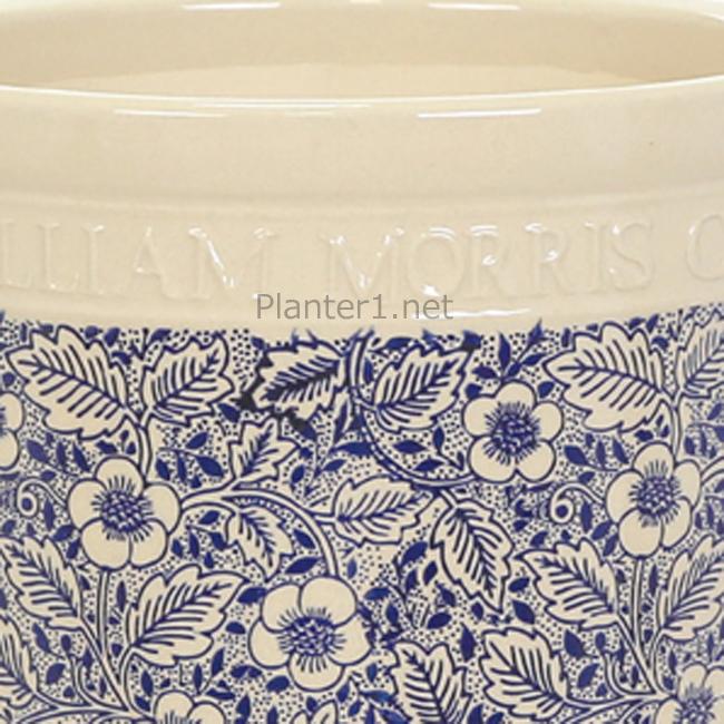 ウィリアム・モリス植木鉢フローラル・シリンダー Lサイズ (直径30cm