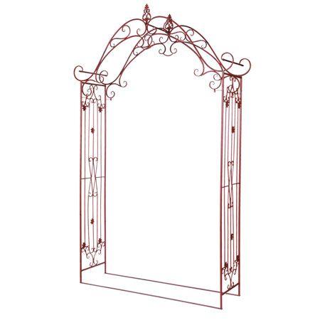 アイアン製・庭園アーチ形 (アンティーク赤いこと) (TY-85723) 庭、ガーデニング-DIY、工具-パーゴラ