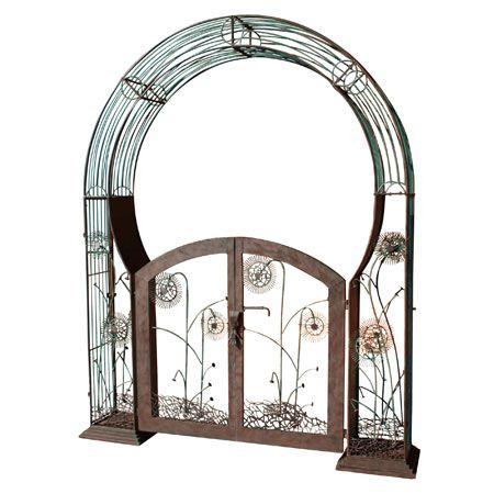 アイアン製 ガーデンアーチ ゲート付き Ty Ty ガーデンズ通販 通販 Yahoo ショッピング