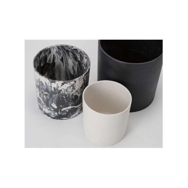 ホルスト・シリンダー鉢カバー 38cm (ホワイト) (YT-HO-R01W13V) |  | 01