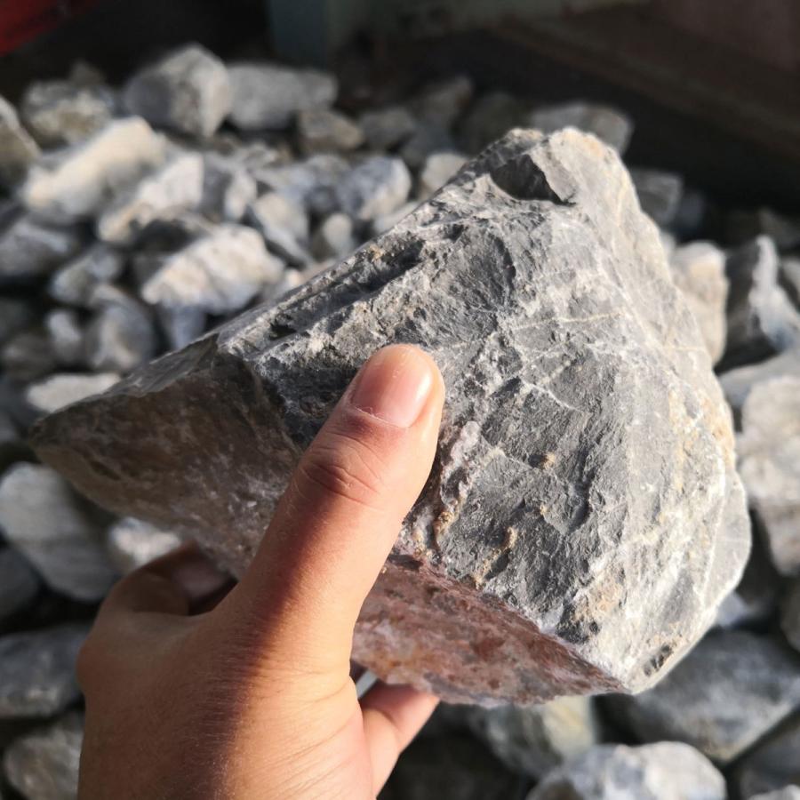 割栗石 ロックガーデン 石 庭石 庭 ガーデニング 砂利敷き エクステリア 外構 200kg 20kg×10 5-20cm 石畳 和風 洋風 造園 天然石 白砕石 白 ホワイト 自然石 NXstyle 庭園敷砂利 プレシャスグラベル グレー＆ホワイト 約100kg PG-G10 J1294021307(12900円)