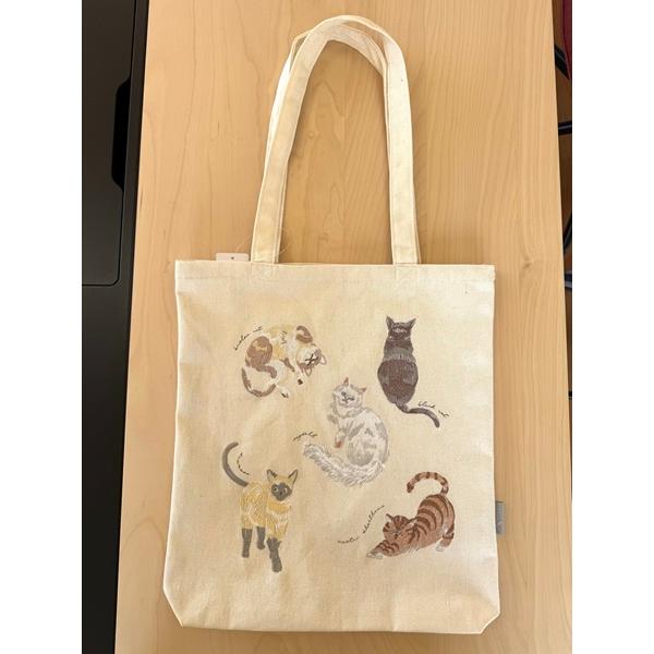 2025年新商品】刺繍トートバッグ ねこずかん 大 A4 猫 母の日 おしゃれ