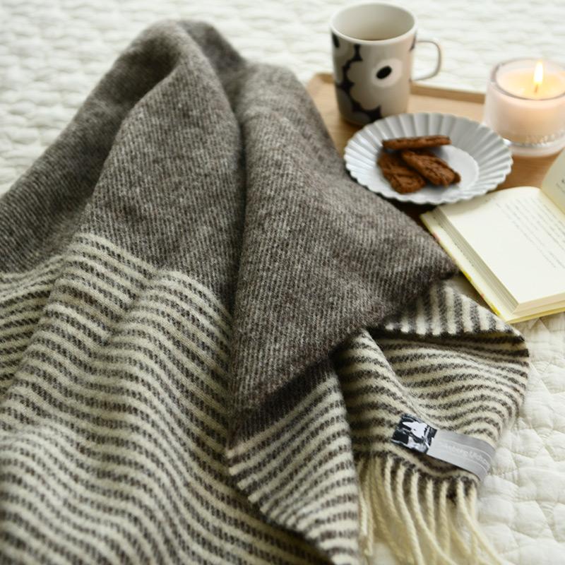 シルケボー ブランケット 北欧 Silkeborg Uldspinderi ハーフ