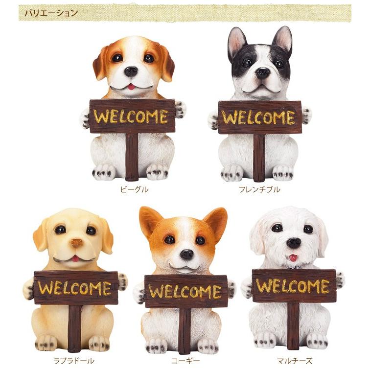 ウエルカムボード 可愛い かわいい 動物 置物 犬 いぬ ワンちゃん 案内板持ちドッグオーナメント Mpg 1546 ガーデン用品屋さん 通販 Yahoo ショッピング