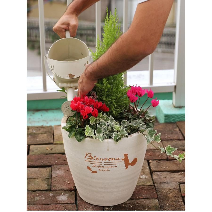 素焼き鉢 プランター 大型 フラワーポット シンプル 素焼きプランター リス ウサギ 3点セット Mpg 29 ガーデン用品屋さん 通販 Yahoo ショッピング