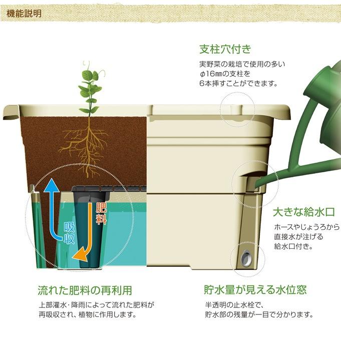 プランター 家庭菜園 65型 底面給水 うるオン プランター 65型 Mpg 38 ガーデン用品屋さん 通販 Yahoo ショッピング