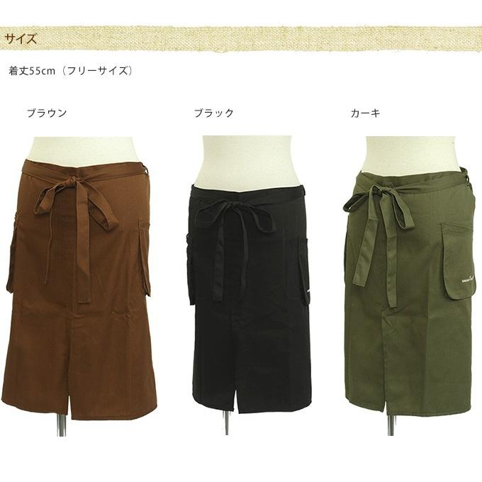 ガーデンエプロン フリーサイズ カフェエプロン ユニセックス