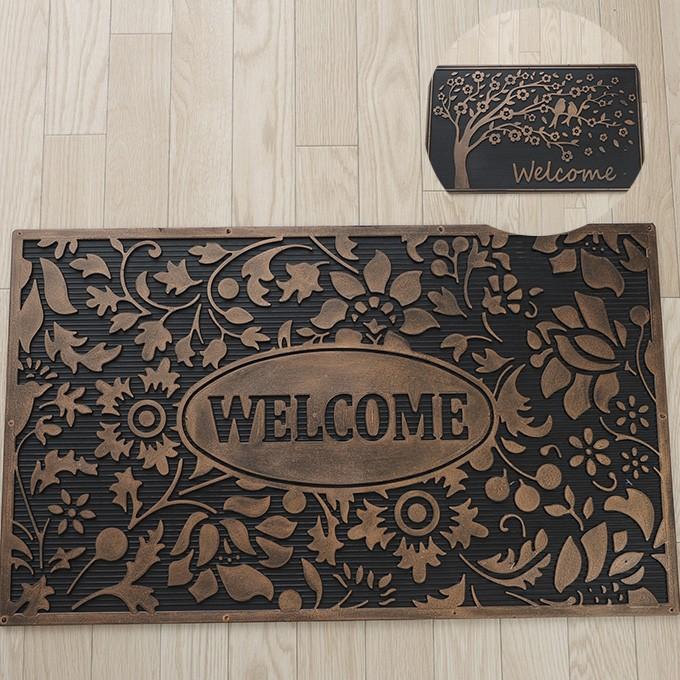 ウェルカムマット Welcome ラバーマット 滑り止め 業務用 泥落とし おしゃれ 泥除け 北欧玄関マット 屋外 幸せの空間 Mpg 2812 ガーデン用品屋さん 通販 Yahoo ショッピング