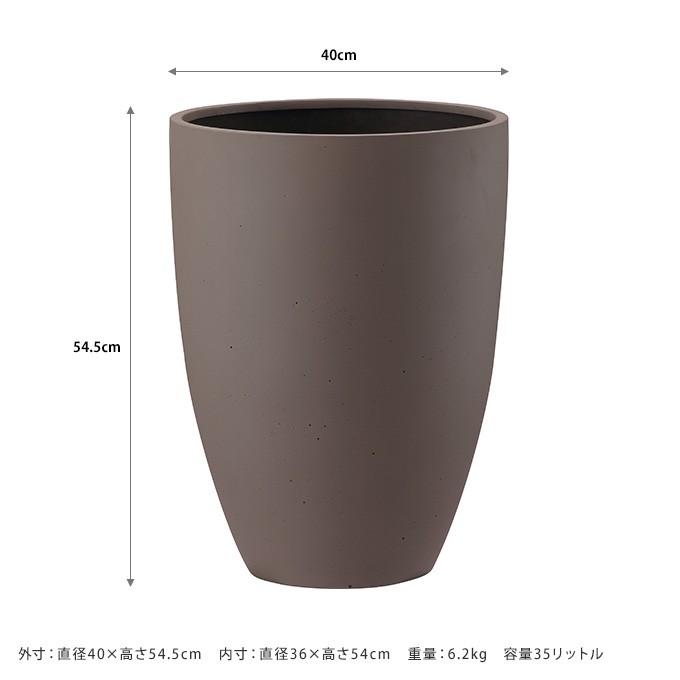 植木鉢 おしゃれ 大型 飾らない美しさ ポリッシュ トール 直径40cm 高さ54 5cm コンクリート 鉢 軽い 大きい Mpg 3275 ガーデン用品屋さん 通販 Yahoo ショッピング