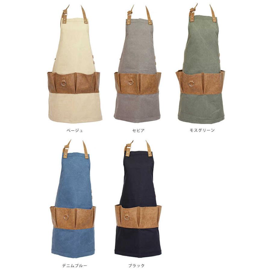 ガーデン エプロン シンプル 作業 ガーデニング 男女 兼用 ワークエプロン おしゃれ Puレザーポケット Mpg 3534 ガーデン用品屋さん 通販 Yahoo ショッピング