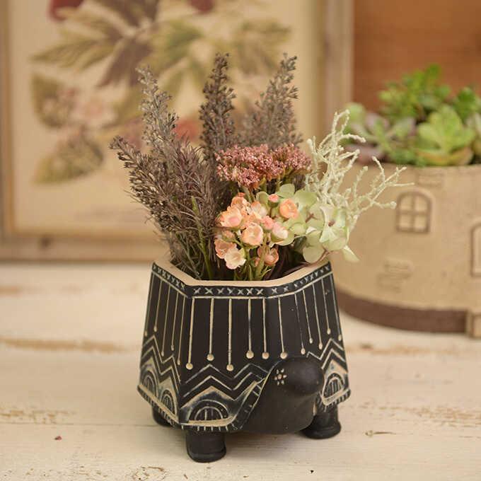 アンソロポロジー　プランター　タートル　植木鉢　ガーデニング　観葉植物　亀　カメ アンソロポロジー プランター タートル 植木鉢 ガーデニング