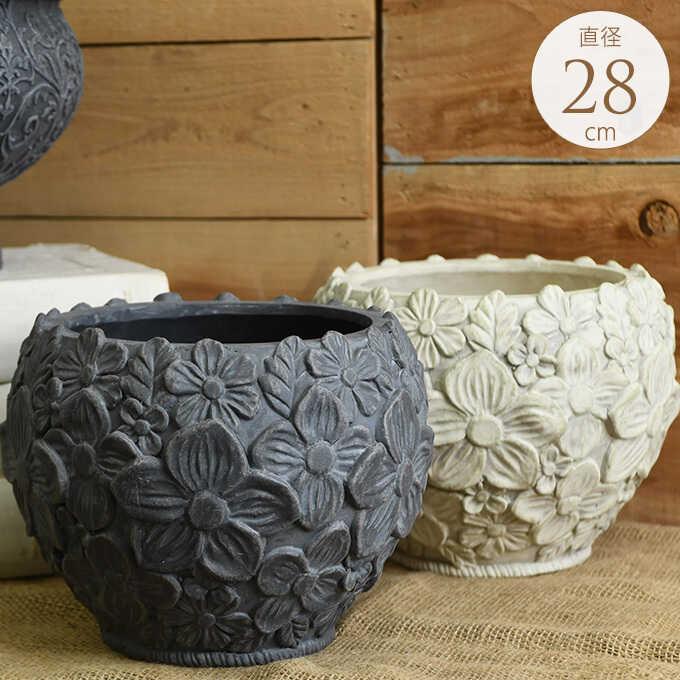 プランター おしゃれ 屋外 アンティーク 鉢 ローマ風 繁栄の象徴