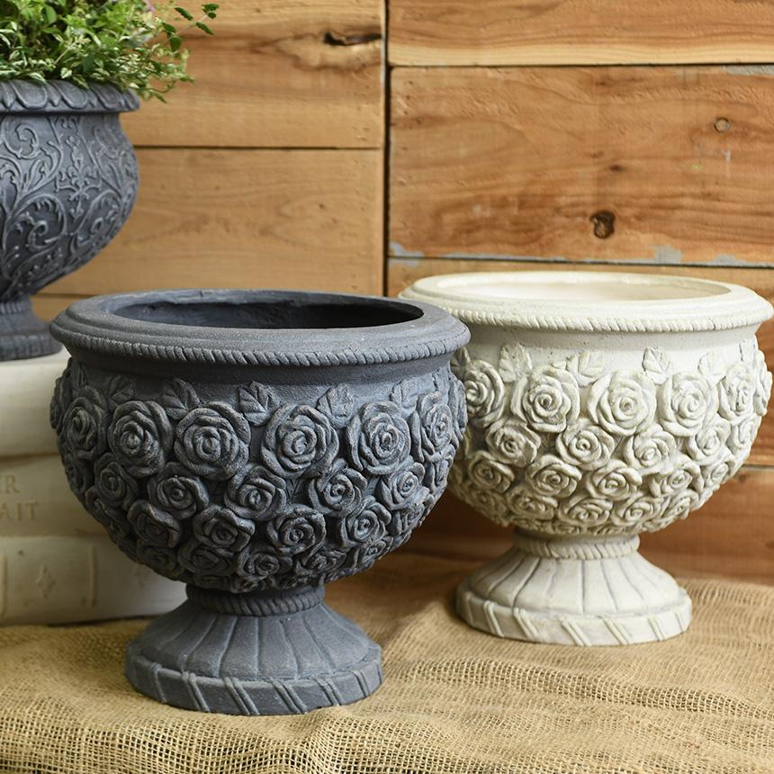 【イタリア　アンティーク】白釉　フラワーポット　花器　大　刻印なし 6135sWfQj6S._UF350,350_QL50_.jpg