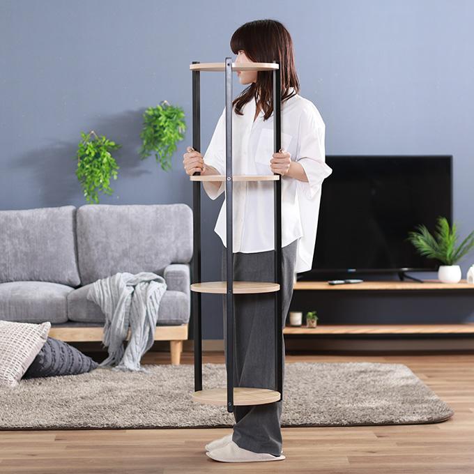 フラワースタンド  サルサ120cm ブラック オープンラック ガーデンラック プランタースタンド フラワースタンド