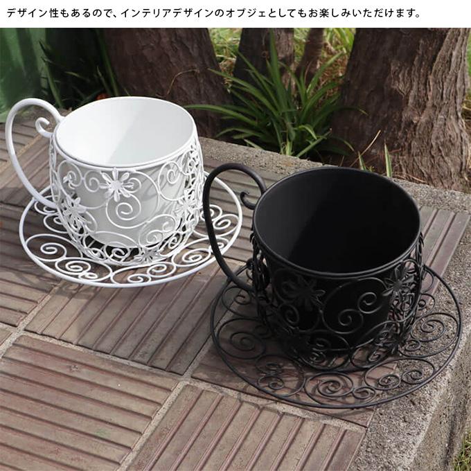 フラワースタンド 花台 鉢カバー アイアン プランターカバー 底穴なし