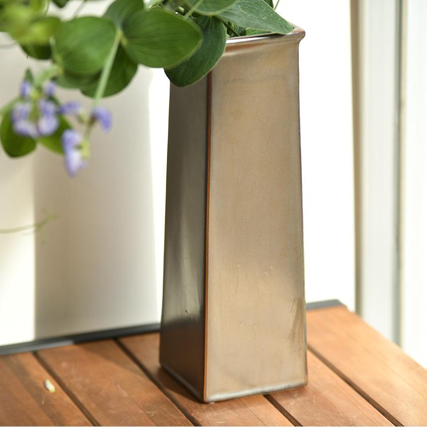 茶色 陶器 円筒形 花瓶 1_000000021460.jpg?1715244576