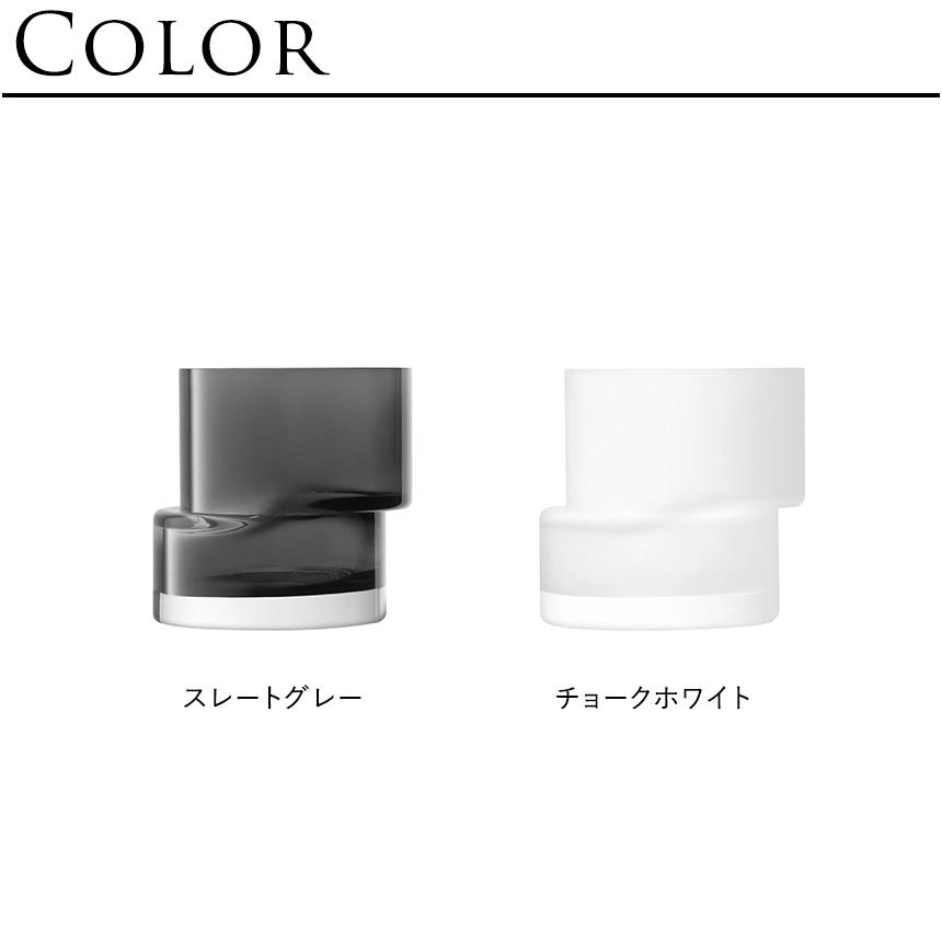 LSA International フラワーベース キャンドルホルダー Tier ティア H13.5cm 透明 ガラス おしゃれ シンプル 北欧
